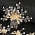 levne Doplňky pro úpravu vlasů-5ks zlatý list vlásenka květina perla svatební vlasy vidlice pokrývky hlavy vintage svatební dámské elegantní dekorace vlasové doplňky