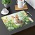お買い得  Placemats＆Coasters＆Trivets-1pc ウサギのプレースマットテーブルマット 12 × 18 インチのテーブルマットパーティーキッチンダイニング装飾用