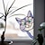 cheap 3D Wall Stickers-Cat Peeking Glass Window Sticker, Self-adhesive Thickened Waterproof And Moisture-proof Window Film For Glass, Ceramic Tiles Home Decor