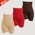 cheap Multipack-Multi Packs 3pcs Women&#039;s Black Underwear Shorts Scrunch Butt Shorts Shapewear Plain Home Daily Spandex