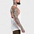 abordables camisetas y tanques activos para hombres-Hombre Camiseta sin mangas Tanque de ejercicios Tanque Camisetas Interiores Escote en U Sin Mangas Deporte Casual Diario Gimnasia Transpirable Suave Plano Negro Blanco Ropa de Deporte Moda Básico