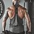 abordables camisetas y tanques activos para hombres-Hombre Camiseta sin mangas Tanque de ejercicios Tanque Camisetas Interiores Escote en U Sin Mangas Deporte Casual Diario Gimnasia Transpirable Suave Plano Negro Blanco Ropa de Deporte Moda Básico