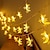 baratos Mangueiras de LED-Led estrela lua luzes da corda alimentado por bateria 3m 20leds 1.5m 10leds estrela lua luzes de fadas eid mubarak festa em casa decoração do jardim