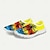 levne Grafické tiskové boty-Pánské Tenisky Obuv s potiskem Větší velikosti Boty Flyknit Chůze sportovní Na běžné nošení Venkovní Denní Síťka Prodyšné Pohodlné Žlutá Modrá