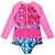 cheap Swimwear-Children s Swimsuit Long Sleeved Mermaid Baby Swimsuit Toddler And Toddler Sun Protection Girl s One Piece Swimsuit