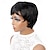 Недорогие Натуральные парики без шапочки-основы-Короткие прямые парики из натуральных волос, натуральный цвет, бразильские волосы Реми, парик с стрижкой пикси, дешевый парик из человеческих волос для чернокожих женщин