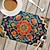 cheap Placemats &amp; Coasters &amp; Trivets-1PC Ethnic Pattern Placemat Table Mat 12x18 Inch Table Mats for Party Kitchen Dining Decoration