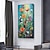 abordables Peintures fleurs/botaniques-Peinture à l'huile faite à la main toile mur art décoration moderne fleurs plantes abstraites pour la décoration intérieure roulé sans cadre peinture non étirée