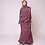 tanie Arabski muzułmanin-Damskie Sukienka Abaya Turban Szale Szaliki Hidżab Dubai islamski Arabski Arabskie muzułmański Ramadan Jednokolorowe Dla dorosłych Sukienka Szalik