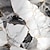 abordables Fondo de pantalla abstracto y de mármol-Papel pintado fresco mármol abstracto blanco y negro papel pintado 3D rollo adhesivo de pared despegar y pegar material extraíble de PVC/vinilo autoadhesivo/adhesivo necesario decoración de pared