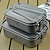 levne Grily pro venkovní vaření-800/1200 ml (27,05/40,58 oz) čistý titanový obědový box, venkovní přenosný cestovní jednovrstvý bento box, jídelní nádobí