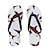 cheap Graphic Print Shoes-Men&#039;s Slippers &amp; Flip-Flops Slippers Print Shoes Classic Casual Beach Daily Vacation Polyester Waterproof Comfortable Slip Resistant Red Brown Blue Purple