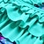 voordelige Zwemkleding-Leuk en sportief zeemeerminbadpak uit één stuk met vissenschubbenprint, v-hals en rand van lotusbladeren, 12 jaar en jonger