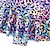 Недорогие Плавательные костюмы-Дети Девочки One Piece Купальник на открытом воздухе День детей Леопард Купальники 4-12 лет Лето Белый Розовый Темно синий