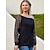 levne Základní dámské topy-dámská móda oblečení ležérní diagonální výstřih s dlouhým rukávem dámské sexy volné tričko na rameno nadměrná velikost