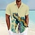 tanie Męska koszula hawajska-Żółw morski życie morskie męska koszula wypoczynkowa hawajska 3d koszula z nadrukiem zapinana na guziki z krótkim rękawem letnia koszula plażowa wakacje odzież na co dzień od rozmiaru do 3xl