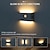 levne senzorová noční světla-led nástěnné světlo se snímáním pohybu inteligentní propojení pir nouzové noční světlo usb dobíjecí vhodné pro schody ložnice dveře chodby skříňky osvětlení koupelny 1/3ks