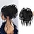 Недорогие Шиньоны-Небрежный пучок для волос, синтетические взлохмаченные прически, пучки для волос, короткий хвост, искусственная резинка для волос, наращивание волос с эластичной резинкой, искусственные пучки для