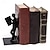 お買い得  彫像-ブックエンド鉄フィギュアブックエンド読書ブックサポートレトロ滑り止めブックエンドストッパーホームオフィステーブルデスクトップの装飾ドロップシップ