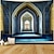economico arazzo paesaggistico-eid mubarak ramadan appeso arazzo all&#039;interno della moschea arte della parete grande arazzo decorazione murale fotografia sfondo coperta tenda casa camera da letto soggiorno decorazione