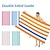 abordables juegos de toallas de playa-toalla de secado rápido toalla de baño almacenamiento portátil viaje al aire libre