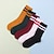 voordelige sokken9-5 paar damessokken met ronde hals, werk, dagelijks, vakantie, effen kleur, polyester, sportief, eenvoudig, klassiek, casual, casual/dagelijkse sportsokken