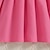 זול שמלות מקרית-בנות &#039; תלת מימד צבע אחיד שמלה שרוול ארוך אביב סתיו פעוטות 2-6 שנים כותנה פוליאסטר