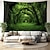 cheap Landscape Tapestry-Forest Trees Landscape Hanging Tapestry Wall Art Large Tapestry Mural Decor Photograph Backdrop Blanket Curtain Home Bedroom Living Room Decoration