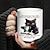 ieftine Cupe &amp; Căni-1 cană de cafea cu pisică și carte cești de cafea din ceramică Am împlinit vârsta cești cu apă vară iarnă băuturi cadouri pentru ziua de naștere cadouri de vacanță cadouri de Ziua Recunoștinței