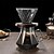 abordables Appliance au café-Verre diamant cafetière partage pot filtre tasse ensemble ménage infusé à la main verser sur les fabricants de verre serveur goutteur gris fumé