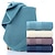 baratos Toalhas-Toalha de mão ou toalha de rosto 100% algodão, macia e absorvente, de cor sólida, para banheiro doméstico
