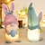 billige Baby &amp; Kids&#039; Night Lights-påskepynt med lys ansiktsløs gammel mann dukke kaninører og fargede egg dverg dukke ornamenter