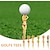 お買い得  ゴルフアクセサリーと用品-6 個の裸の女性ゴルフティーカラービキニ女性ゴルフティープラスチックティープラスチックレディゴルフティーディボットツール