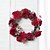 ieftine Flori Artificiale &amp; Vase-coronițe roșii coronițe artificiale decorative flori artificiale de bujor roz coronițe pentru ușa din față coroniță florală pentru biroul de acasă decor de perete decor festival de nuntă potrivit