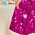 halpa Mekot-Tyttöjen 3D-värinen mekko pitkähihainen 3D-printti kevätsyksyn urheiluun &amp; ulkoilu päivittäin loma söpö rento kauniit lapset 3-12 vuotta rento mekko viiva mekko polven yläpuolella polyesteri normaali