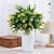 billige Kunstige planter-kunstige blomster til arrangementer hjemmedekorasjon ekte bukett bryllup brudeblomst kunstig lateks kunstige blomster babyer pust krans