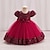 Χαμηλού Κόστους Φορέματα-Νήπιο Κοριτσίστικα Φόρεμα για πάρτυ Συμπαγές Χρώμα Κοντομάνικο Επίδοση Πάρτι Πούλιες χαριτωμένο στυλ Πριγκίπισσα Πολυεστέρας Ως το Γόνατο Φόρεμα για πάρτυ Καλοκαίρι Άνοιξη 3-7 Χρόνια