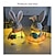 preiswerte Baby- und Kinder-Nachtlichter-Ostern stehend Kaninchen Spielzeug Cartoon niedliche Ei Karotte leuchtendes Kaninchen Desktop Ornament