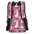 levne Grafické tiskové tašky-Dámské batoh Školní taška 3D batoh Škola Venkovní Velikonoce Anime Komiks Polyester Velká kapacita Lehká váha Odolné Zip Grafika Světlá růžová Rubínově červená Fuchsiová