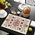 levne Placemats &amp; Coasters &amp; Trivets-1ks prostírání s etnickým vzorem podložka na stůl 12x18 palcové podložky na stůl pro dekoraci večírkové kuchyně