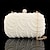 Χαμηλού Κόστους Γαμήλιο γλέντι-μαργαριταρένια σετ-γαμήλια παπούτσια για γυναικείες παράνυμφους peep toe λευκό σατέν pu με απομίμηση μαργαριταρένιου στιλέτο με ψηλοτάκουνο λουράκι αστραγάλου πλατφόρμα &amp; βραδινό τσαντάκι με μαργαριτάρι clutch