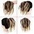 billige Chignons (nakkeknude)-rodet knolde-hårstykke syntetisk pjusket opsat hårboller hårstykke kort hestehale imiteret hår scrunchie-forlængelse med elastisk gummibånd falske hårboller til kvinder