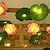 billige LED-stringlys-solar kunstig lotusblomst lysstreng 2m 20leds 5m 50leds utendørs vanntette led nattlys for basseng lotus lampe hagedammen fontene julefest dekor(5/12 lotus)