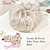 cheap Chignons-Messy Bun Hair Piece 2 Styles Classic Tousled Updo Elastic Hair Bun Scrunchies Fake Hair Bun Donut Ponytail Extensions Messy Hair Bun Accessories for Women - Platinum Blonde