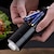 abordables Electrodomésticos de cocina-Molinillos eléctricos de sal y pimienta de acero inoxidable, molinillo automático de gravedad para hierbas y especias, molinillo de pimienta automático, molinillo de sal eléctrico alimentado por