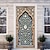 baratos Tampas da porta-Ramadan kareem mesquita capas de porta mural decoração porta tapeçaria cortina de porta decoração pano de fundo faixa de porta removível para porta da frente interior ao ar livre decoração de quarto