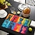 ieftine Placemats &amp; Coasters &amp; Trivets-1 bucată rogojină cu model de animale rogojini de masă 12x18 inci pentru decorarea mesei de bucătărie pentru petreceri