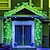billiga LED-ljusslingor-st. patrick&#039;s day grön dekorativ ljusslinga 96 pärlor usb power 8 lägen