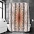 billige Dusjforheng-mandala dusjforheng med kroker til baderom låvedør baderomsinnredning sett polyester vanntett 12 pakke plastkroker