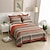 billige Dynetrekk sett-vattert quilt, ren bomull, bohem-stripet quiltet sengetrekk, vannvasket air condition-dyne, sommerkjølig